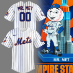 Limited Edition Mr. Met Jersey 2025 Custom Name And Number