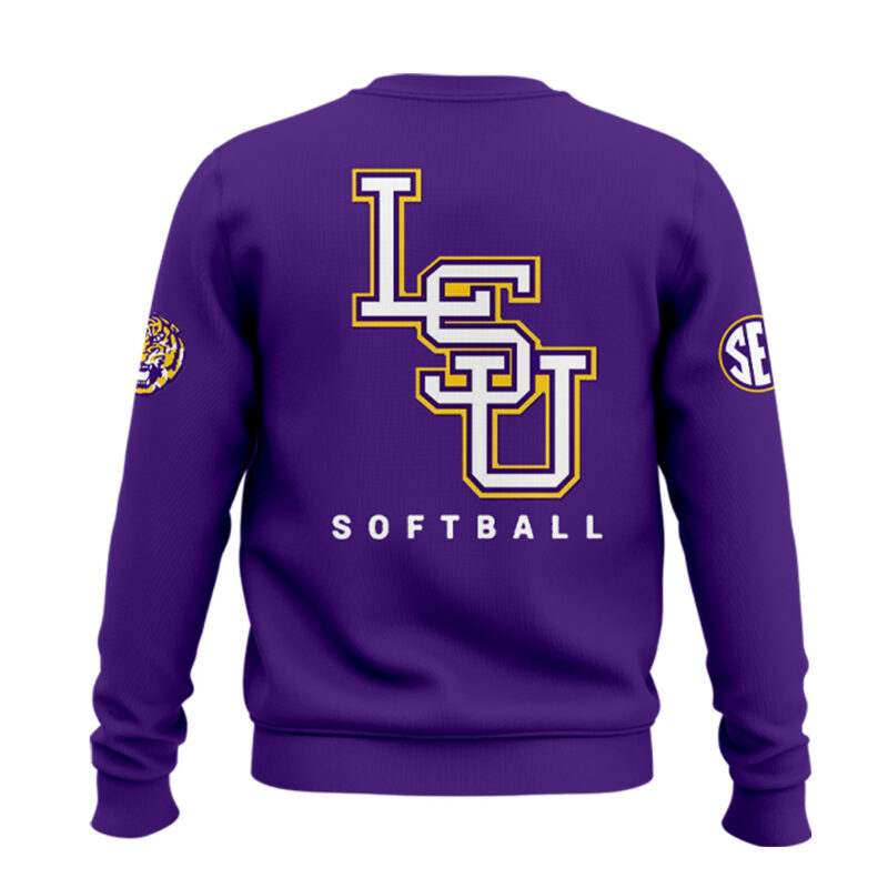 LSU Softball Coach Beth Torina Limited Edition 2025  SWEATSHIRT - Image 3