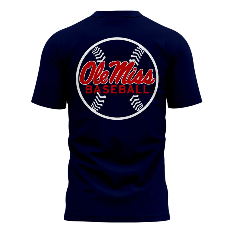 Limited Edition OLE MISS Baseball Tshirt 2025 - Image 3