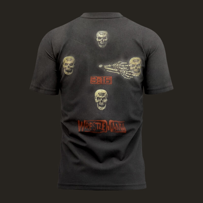 CACTUS JACK X WWE TEE CHARCOAL BLACK LIMITED EDITION - Image 3