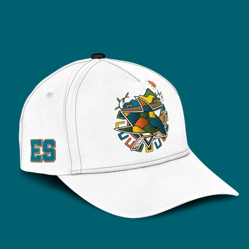 San Jose Sharks Celebrate El Salvador Heritage Hoodie limited edition - Image 6