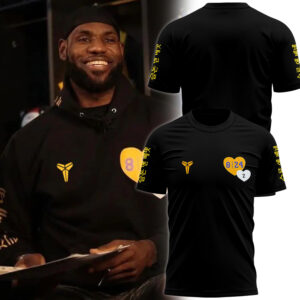 Kobe Bryant Gigi Lakers Tshirt 8 24 x 2 Sloan & Bennett Tribute Mamba