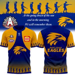 West Coast Eagles ANZACs Special Edition Tee 2025