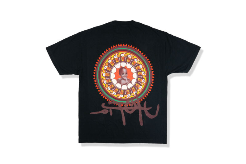 Travis Scott x KAWS Utopia II Tee Black - Image 2