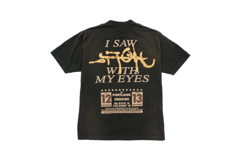 Travis Scott Utopia Is In Portland T-shirt Black - Image 2