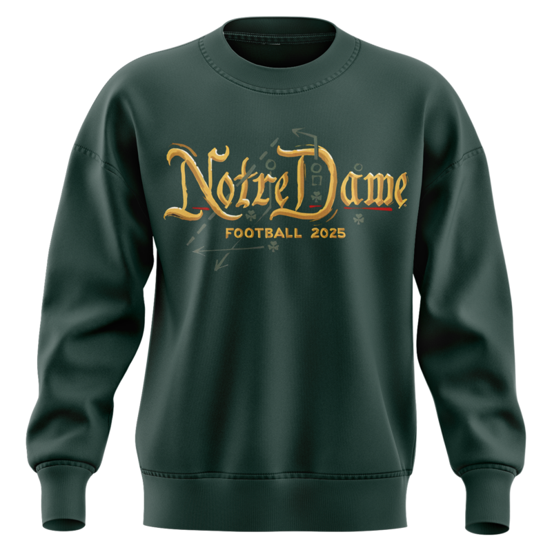 Notre Dame Football limited edition 2025   sweatshirt - Image 2