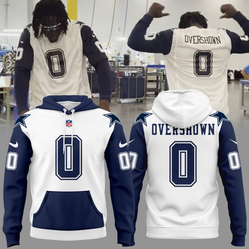 Dallas Cowboys  Nike Alternate Custom Game Hoodie DeMarvion Overshown Limited Edition.