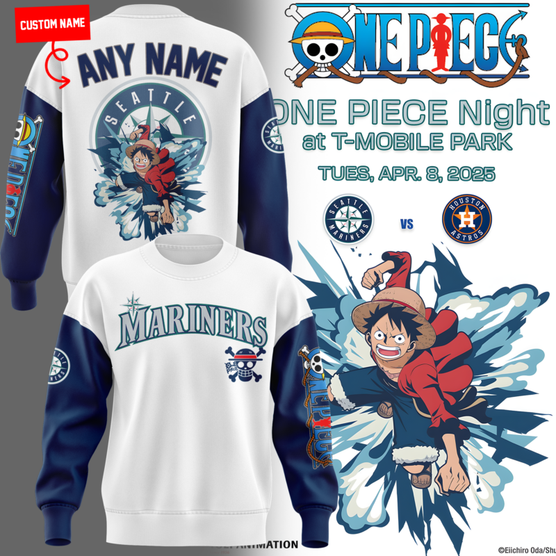 Special New Seattle Mariners x One Piece Sweat 2025