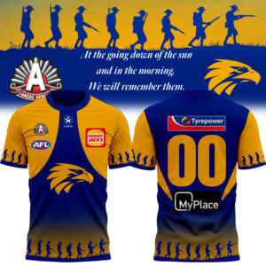 West Coast Eagles ANZACs Special Edition Tee 2025 I