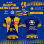 West Coast Eagles honour ANZACs 2025  TSHIRT