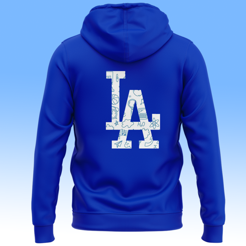 LA Dodgers Teacher Appreciation Night 2025 hoodie - Image 3