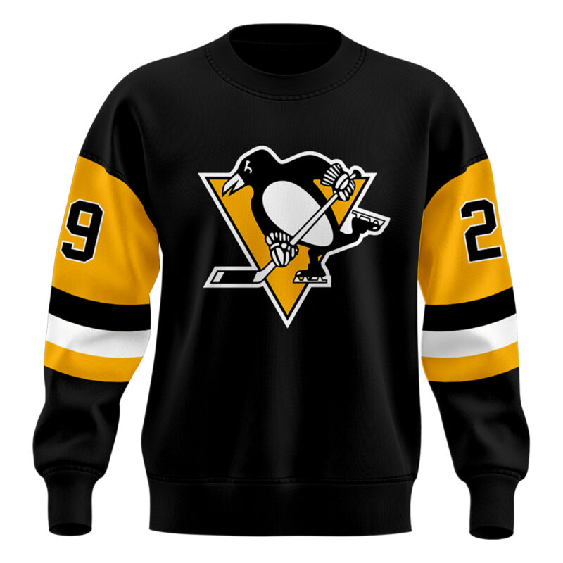 Pittsburgh Penguins Limited Edition Greg Millen Memorial Day Sweatshirt in Black. - Image 2