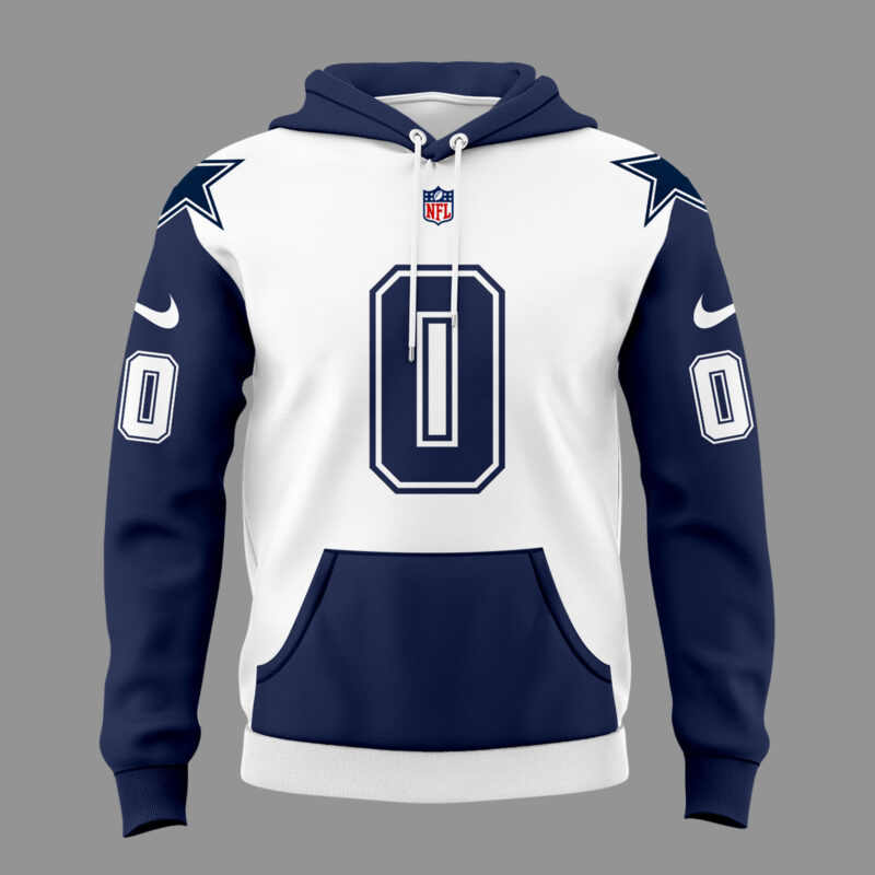Dallas Cowboys  Nike Alternate Custom Game Hoodie DeMarvion Overshown Limited Edition. - Image 2