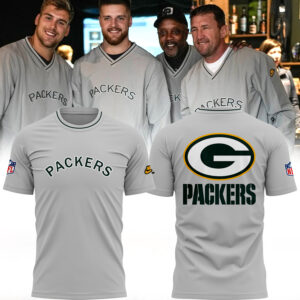Limited Edition Green Bay Packers Tshirt Gray 2025