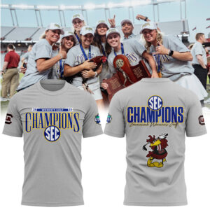 .South Carolina Gamecocks 2025 SEC Women’s Golf Champions TSHIRT
