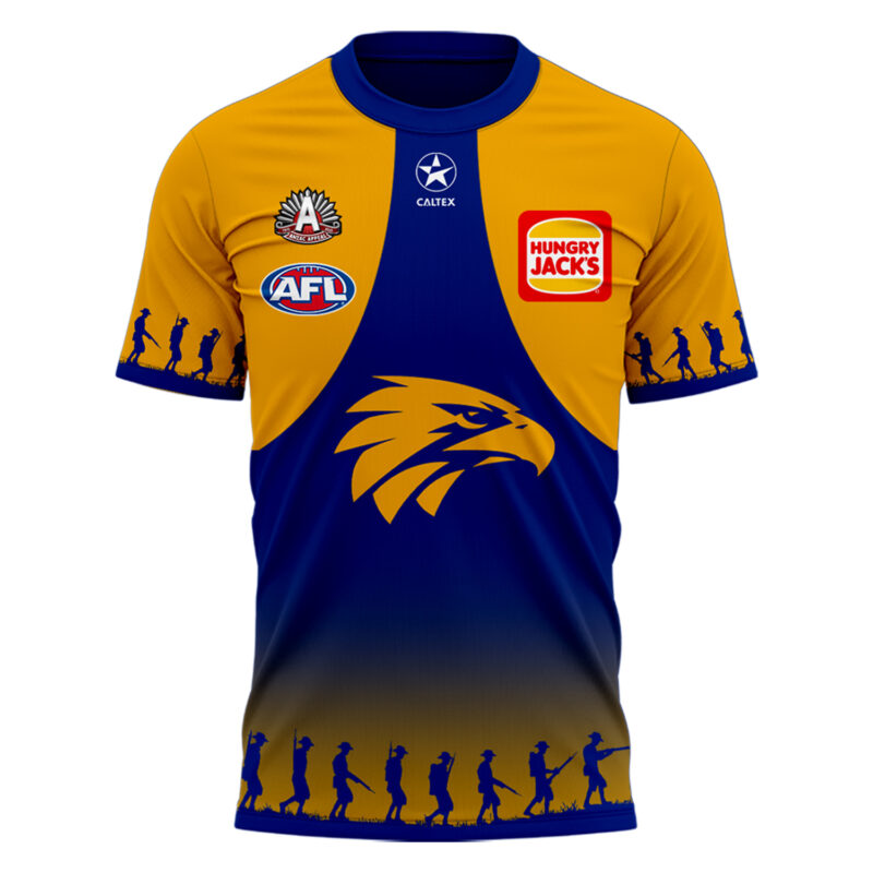West Coast Eagles ANZACs Special Edition Tee 2025 I - Image 2