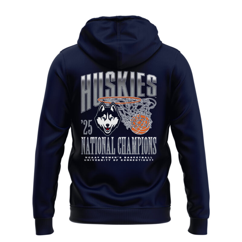 UConn Women's Basketball 12-Time National Champs Heavyweight Hoodie limited edition. - Image 3