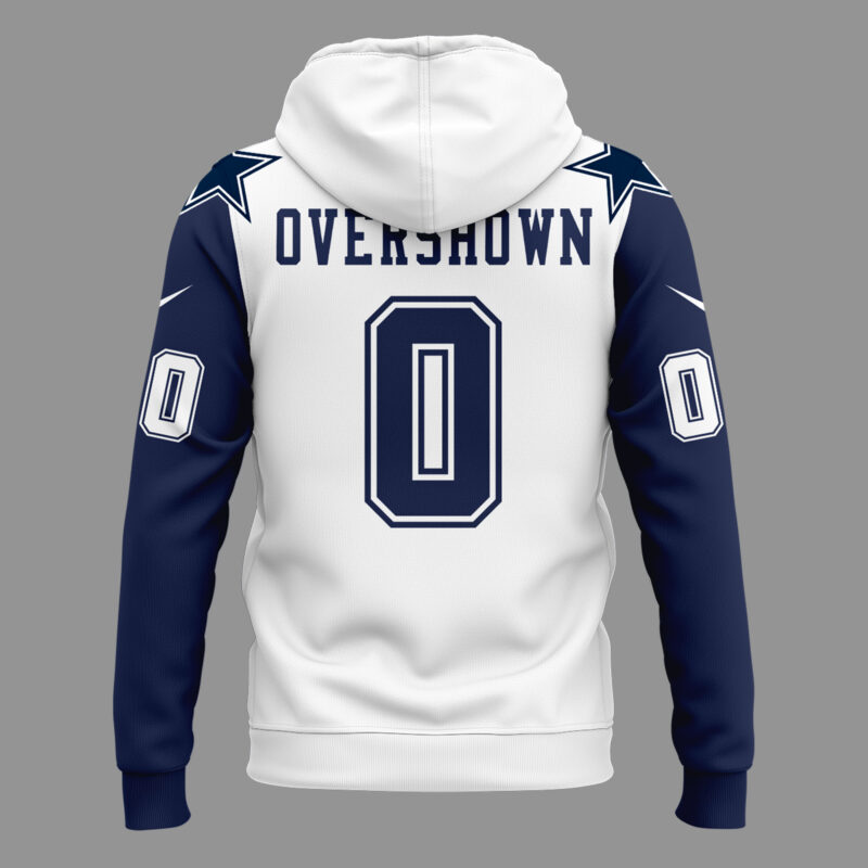Dallas Cowboys  Nike Alternate Custom Game Hoodie DeMarvion Overshown Limited Edition. - Image 3