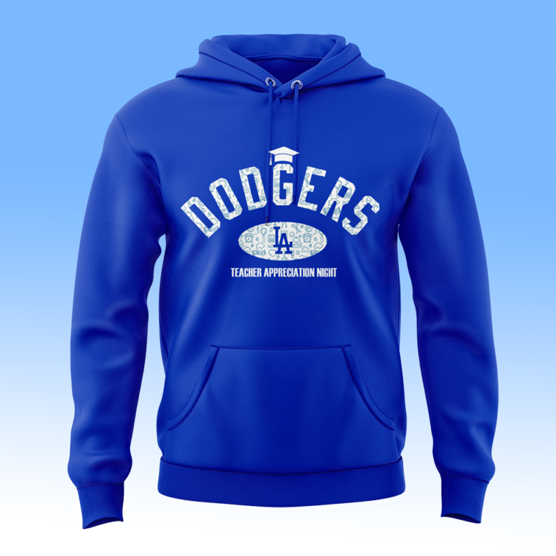 LA Dodgers Teacher Appreciation Night 2025 hoodie - Image 2