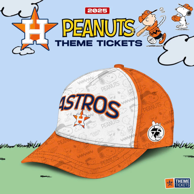Houston Astros x 75th Anniversary Of Peanuts Limited Edition Jersey 2025 - Image 3