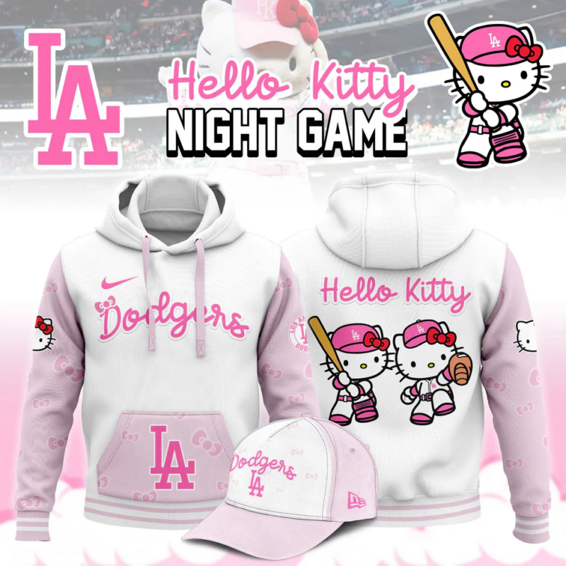 Los Angeles Dodgers MLB x Hello Kitty Night Game 2025 Combo Limited Edition