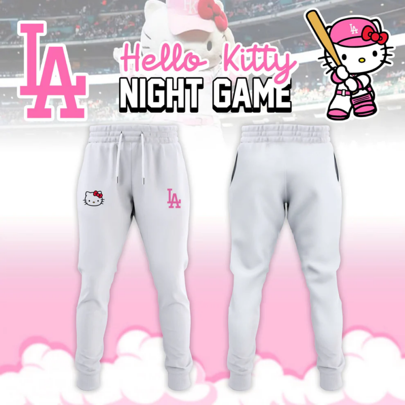 Los Angeles Dodgers MLB x Hello Kitty Night Game 2025 Combo Limited Edition - Image 2