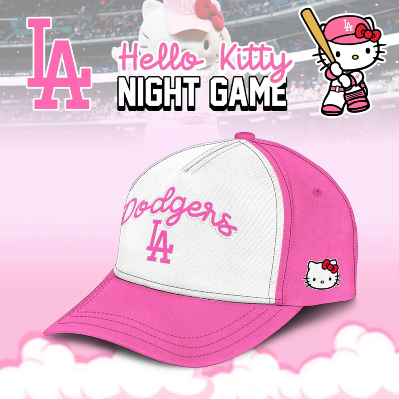 Los Angeles Dodgers MLB x Hello Kitty Night Game Limited Edition Jersey 2025. - Image 2