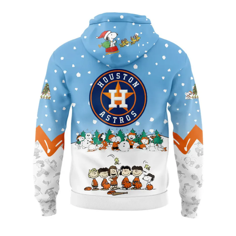 Houston Astros 75th Anniversary of Peanuts Hoodie 3 - Image 3