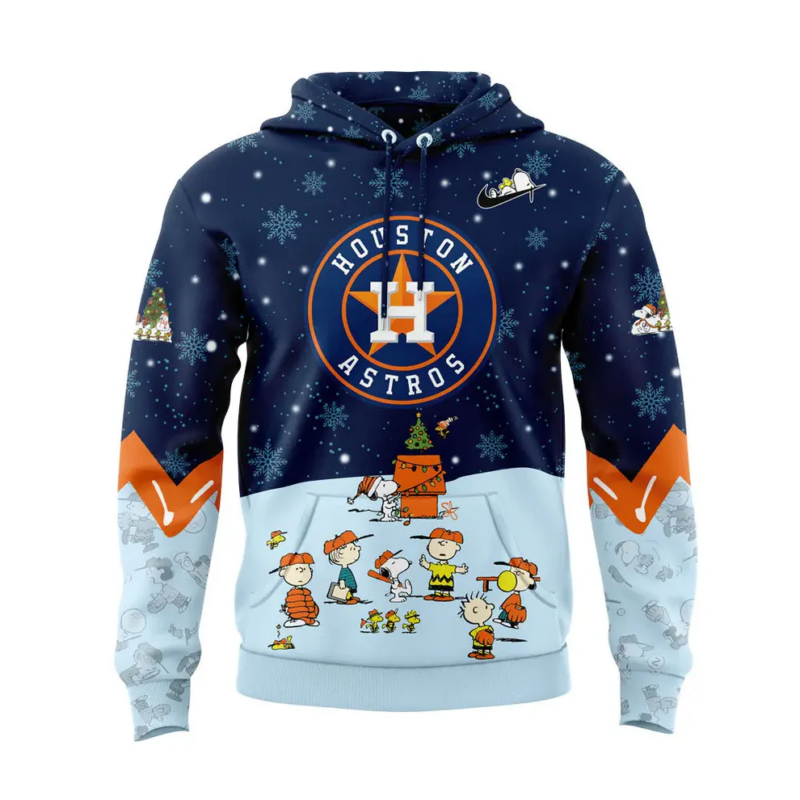 Houston Astros 75th Anniversary of Peanuts Hoodie 4 - Image 5