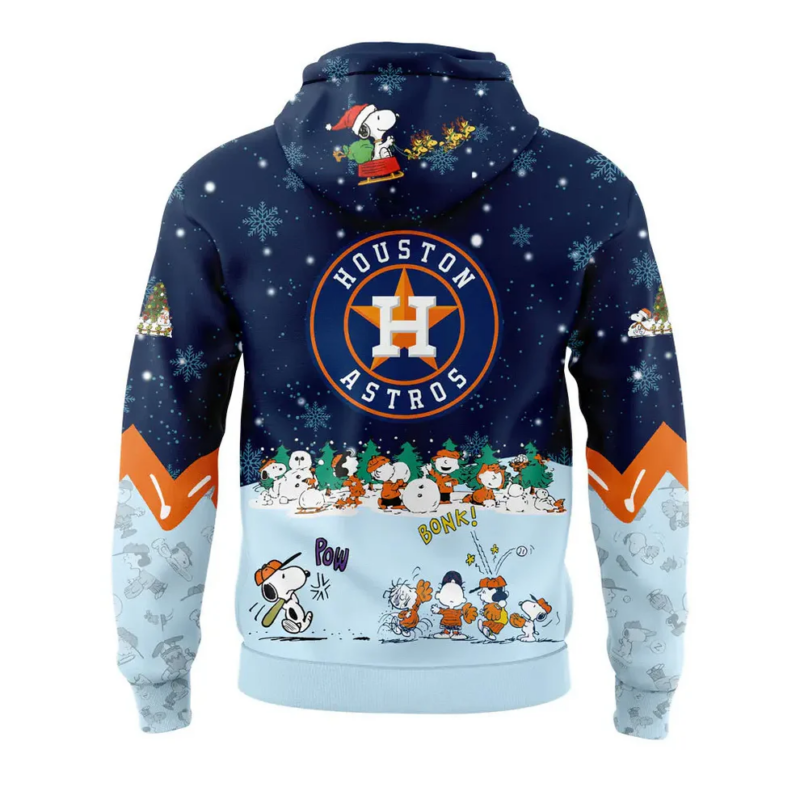 Houston Astros 75th Anniversary of Peanuts Hoodie 4 - Image 2