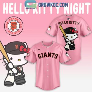 San Francisco Giants x Hello Kitty Night Baseball Jersey