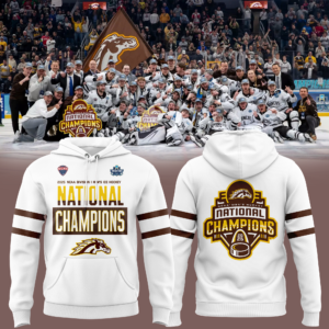 Western Michigan University Broncos Hockey Team 2025 National Champion Hoodie