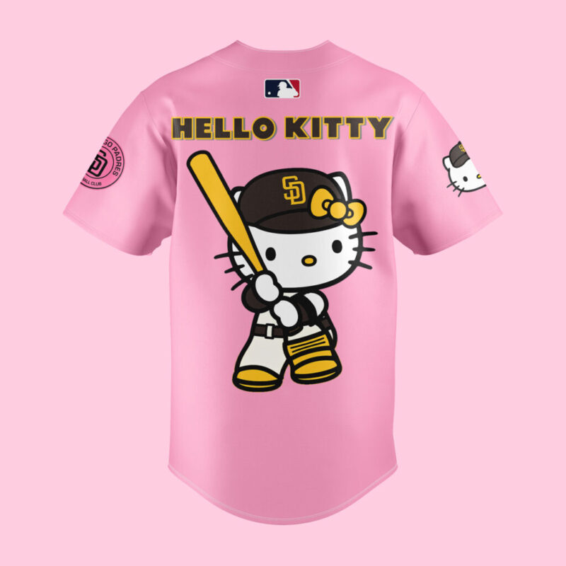 San Diego Padres x hello kitty limited edition 2025 BASEBALL JERSEY - Image 3
