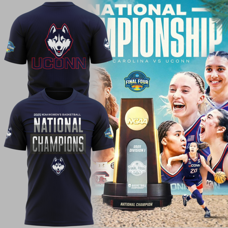 UConn Women’s Basketball  2025 NCAA Women's Basketball National Champions  tshirt