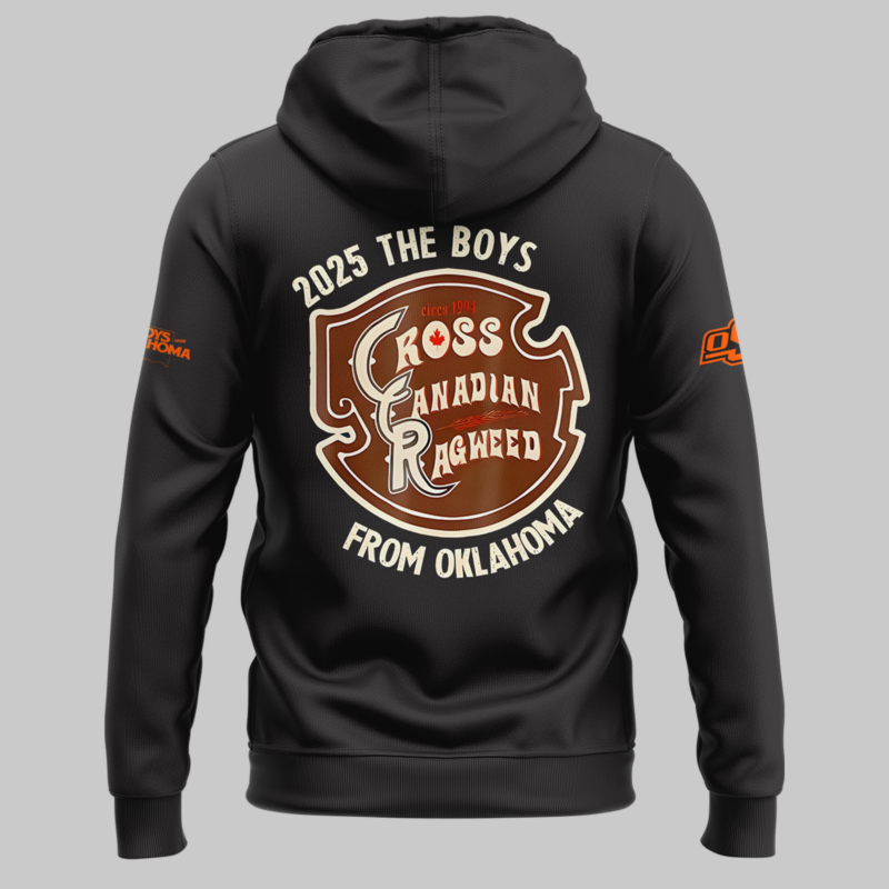 Cowboys Limited The Boys From Oklahoma Black Hoodie 2025 - Image 3