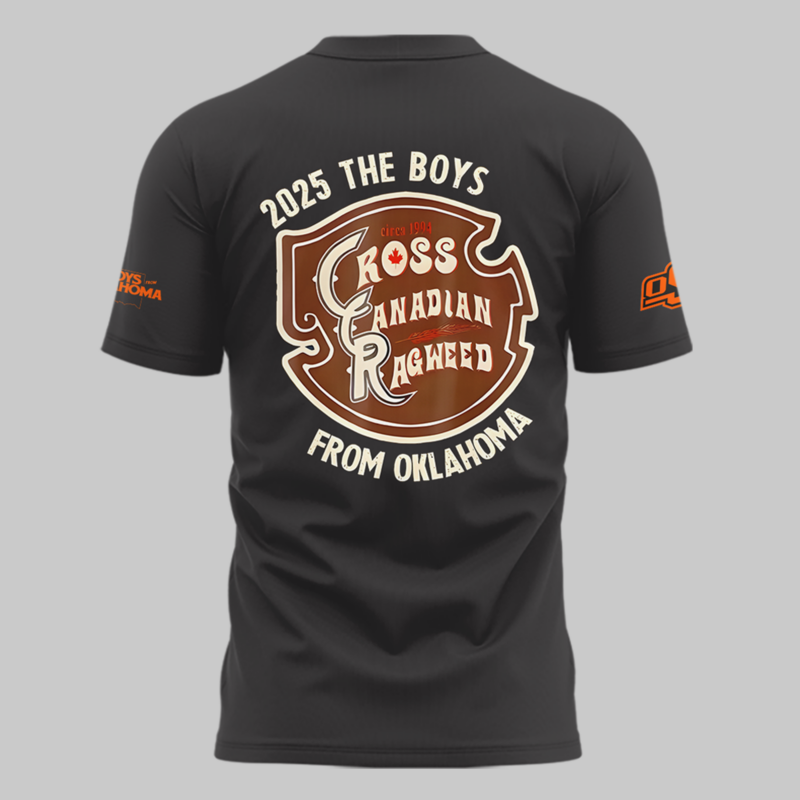 Cowboys Limited The Boys From Oklahoma Black T shirt 2025 - Image 3