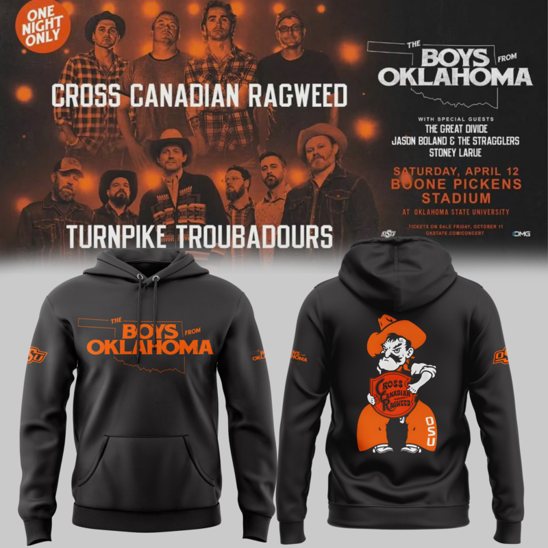 Cowboys Limited The Boys From Oklahoma Black Hoodie 2025
