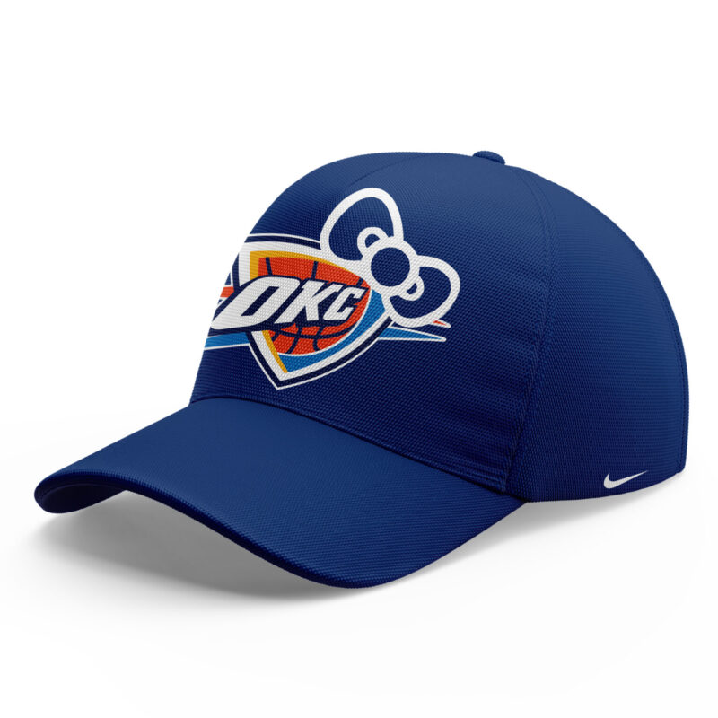 Limited Edition Oklahoma City Thunder x Hello Kitty Tshirt 2024 - Image 5
