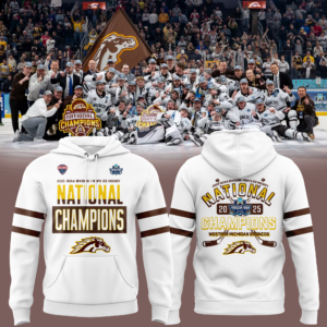 Western Michigan University Broncos Hockey Team 2025 National Champion Hoodie