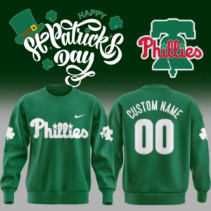 .Limited Edition Philadelphia Phillies St. Patrick?s Day Sweat 2025