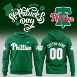 .Limited Edition Philadelphia Phillies St. Patrick?s Day Hoodie 2025