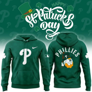 .Limited Edition Philadelphia Phillies St. Patrick?s Day Hoodie 2025