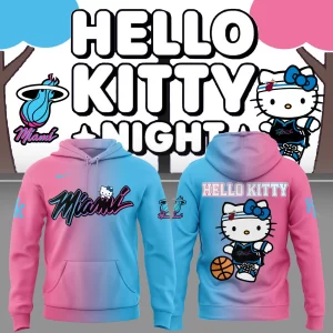 Special New Miami HEAT x Hello Kitty Hoodie 2025