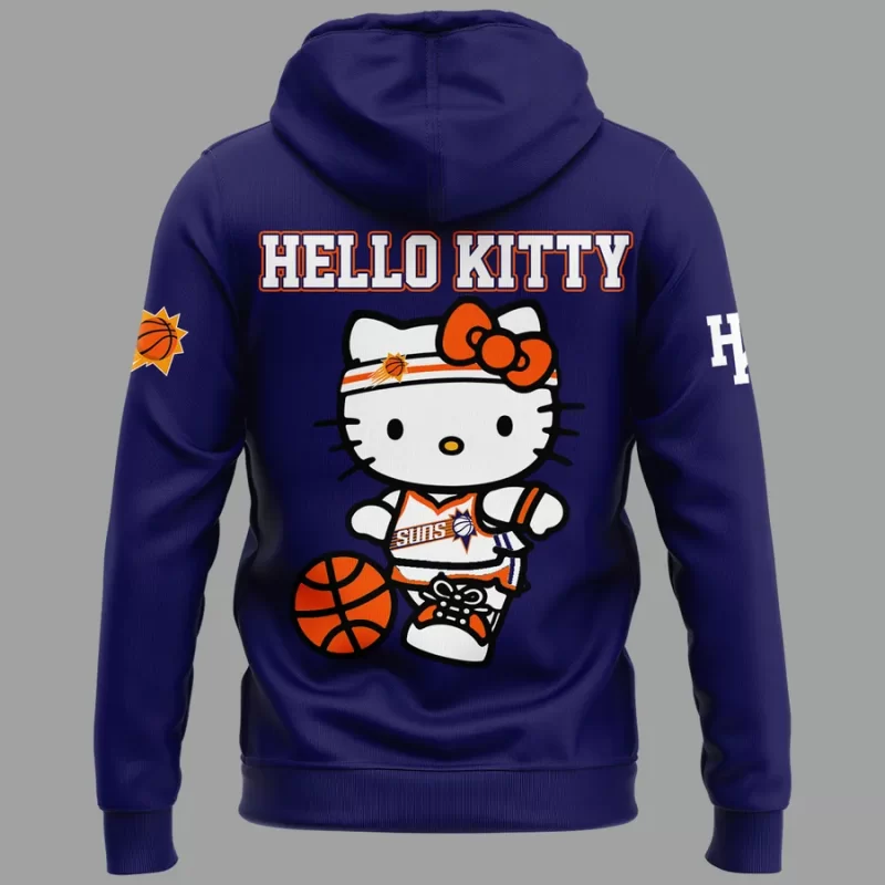 Special New Phoenix Suns x Hello Kitty Hoodie 2025 - Image 3