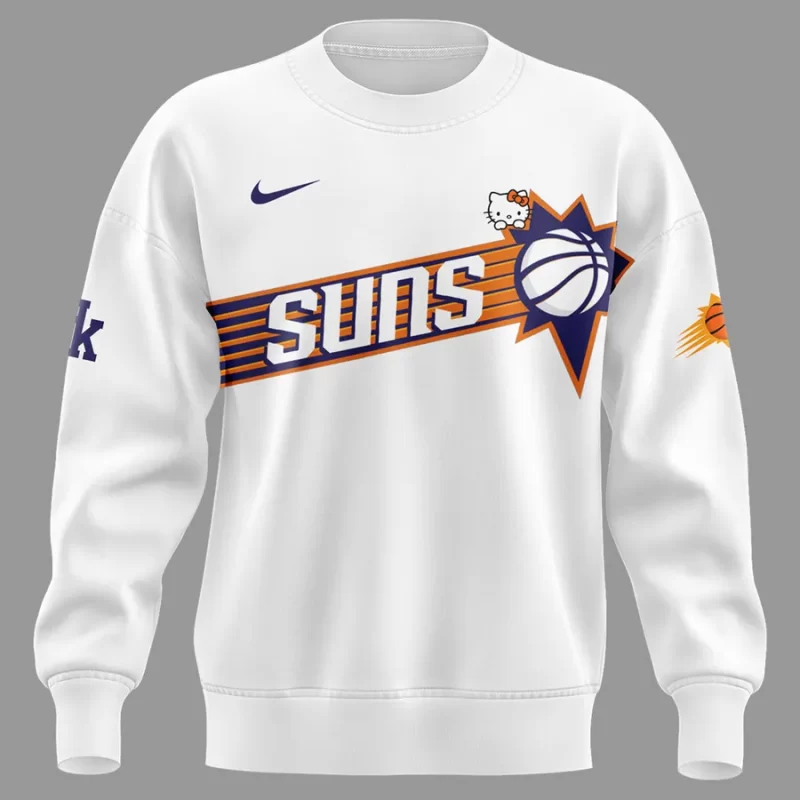 Special New Phoenix Suns x Hello Kitty Sweatshirt 2025 - Image 2