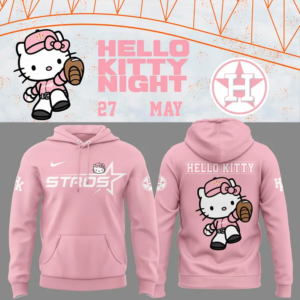 Special New Houston Astros x Hello Kitty Pink Hoodie 2025