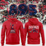 Limited Edition New Alexander Ovechkin Washington Capitals NHL All-Time Leading Goal Scorer Cross Sticks Hoodie