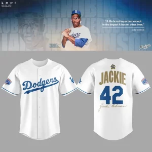 New MLB Commemorating the historic career of Jackie Robinson Jersey