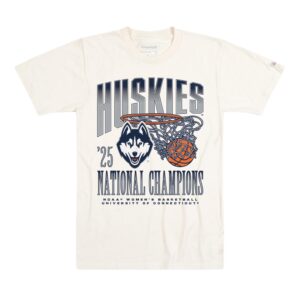 UConn Huskies Homefield 2025 NCAA Women's Basketball National Champions Tri-Blend T-Shirt - Natural