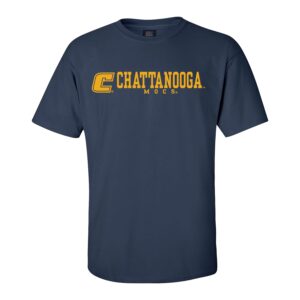 Mens MV Sport The Game navy Tennessee Chatanooga Mocs SP Rolled Tee.